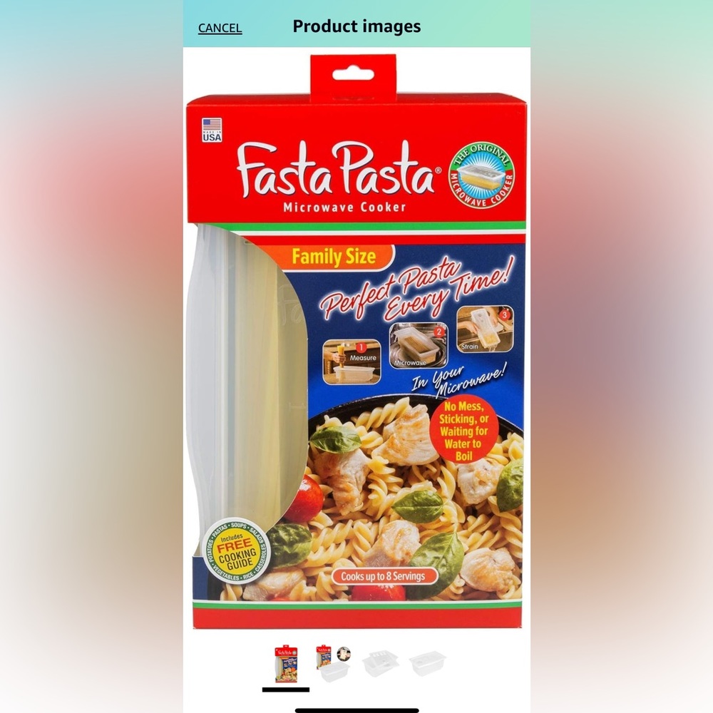 FastaPasta-Microwave Pasta Cooker